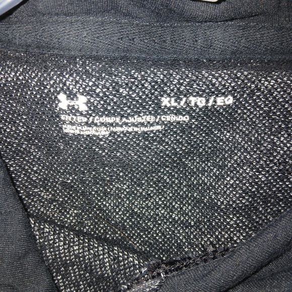 Under Armour Men's Charcoal Short Sleeve Hoodie XL - Picture 4 of 4